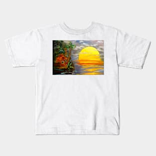 Big Yellow Sun Kids T-Shirt